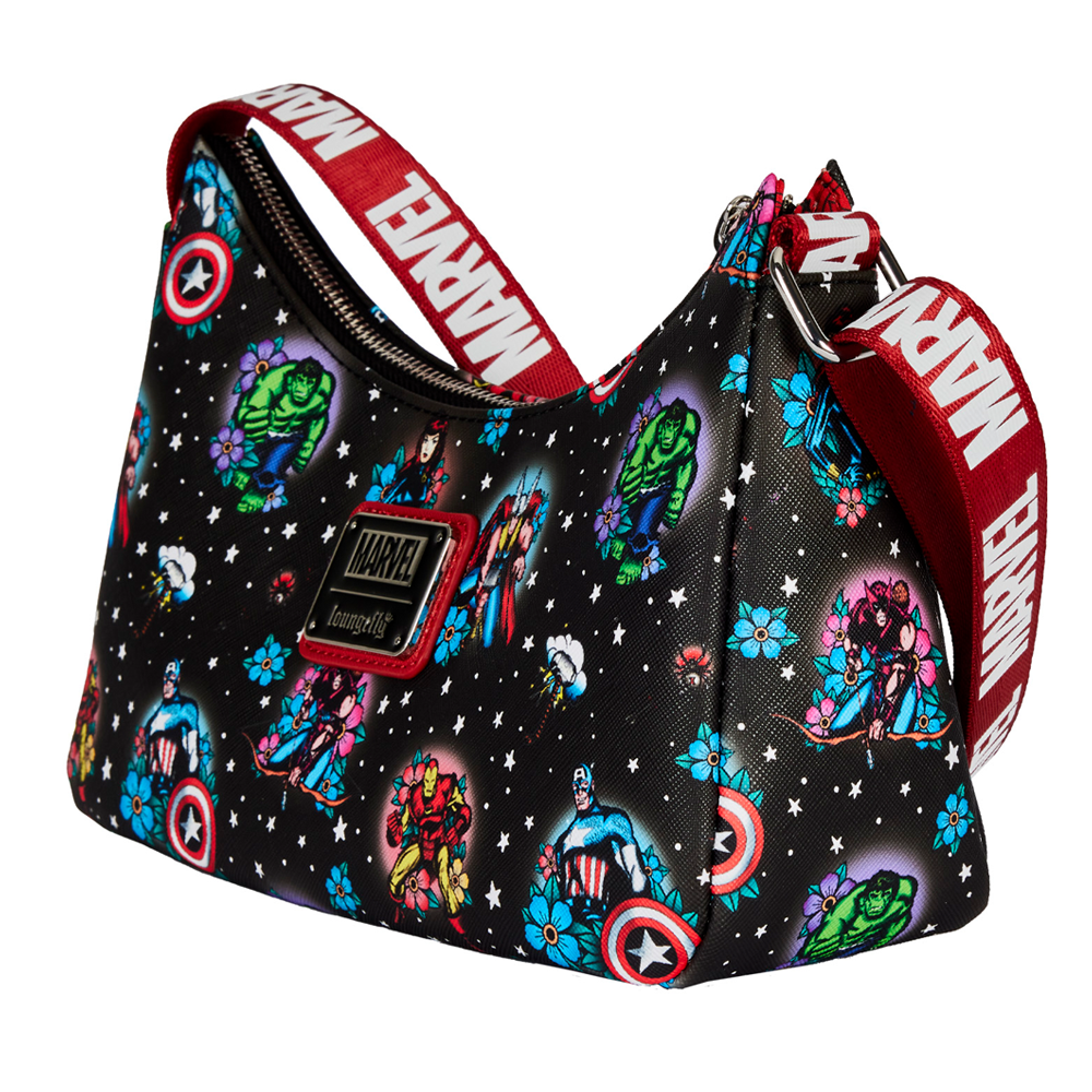 Loungefly: Marvel - Avengers Tattoo Shoulder Bag (ONLINE ORDER ONLY)