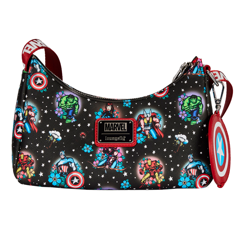 Loungefly: Marvel - Avengers Tattoo Shoulder Bag (ONLINE ORDER ONLY)