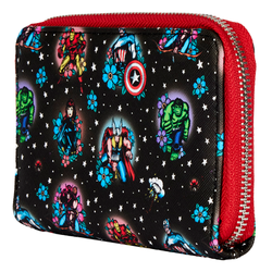 Loungefly: Marvel - Avengers Tattoo Zip Around Wallet (ONLINE ORDER ONLY)