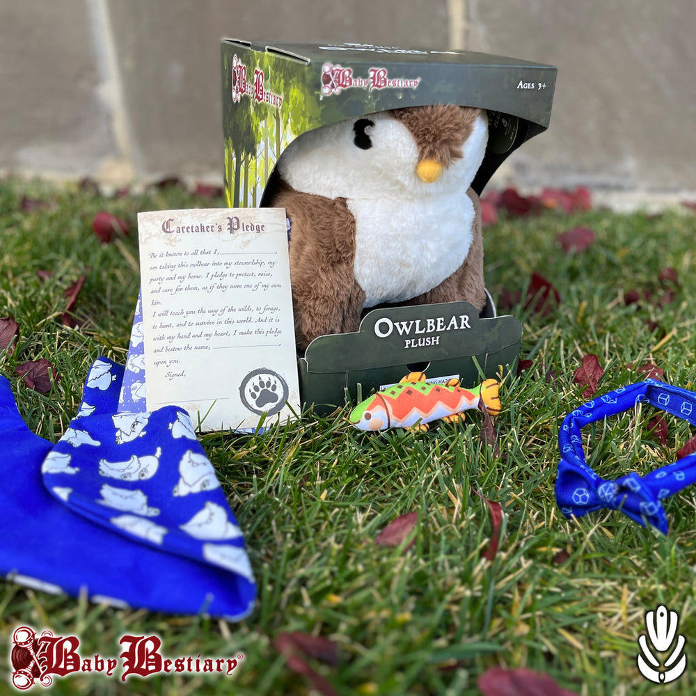 Baby Bestiary: Owlbear Plush - Collector's Box - Brown (ONLINE ORDER ONLY)