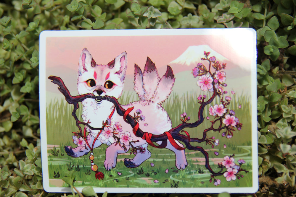 Metal Weave Games: Kitsune Kit Sticker (ONLINE ORDER ONLY)