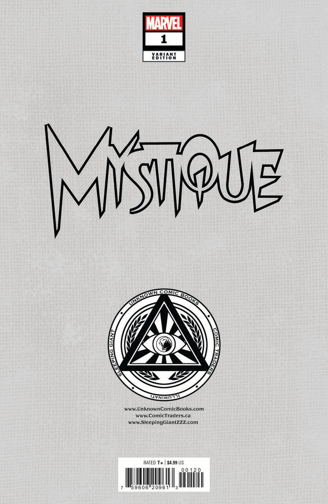 Mystique #1 Unknown Comics Kaare Andrews Connecting Cover Exclusive Virgin Var (10/16/2024) (Online Only)