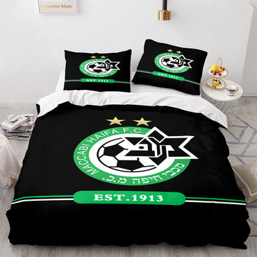 Maccabi Haifa F.C. Bedding Set Quilt Duvet Cover Throw Bedding Sets (Online Order Only)
