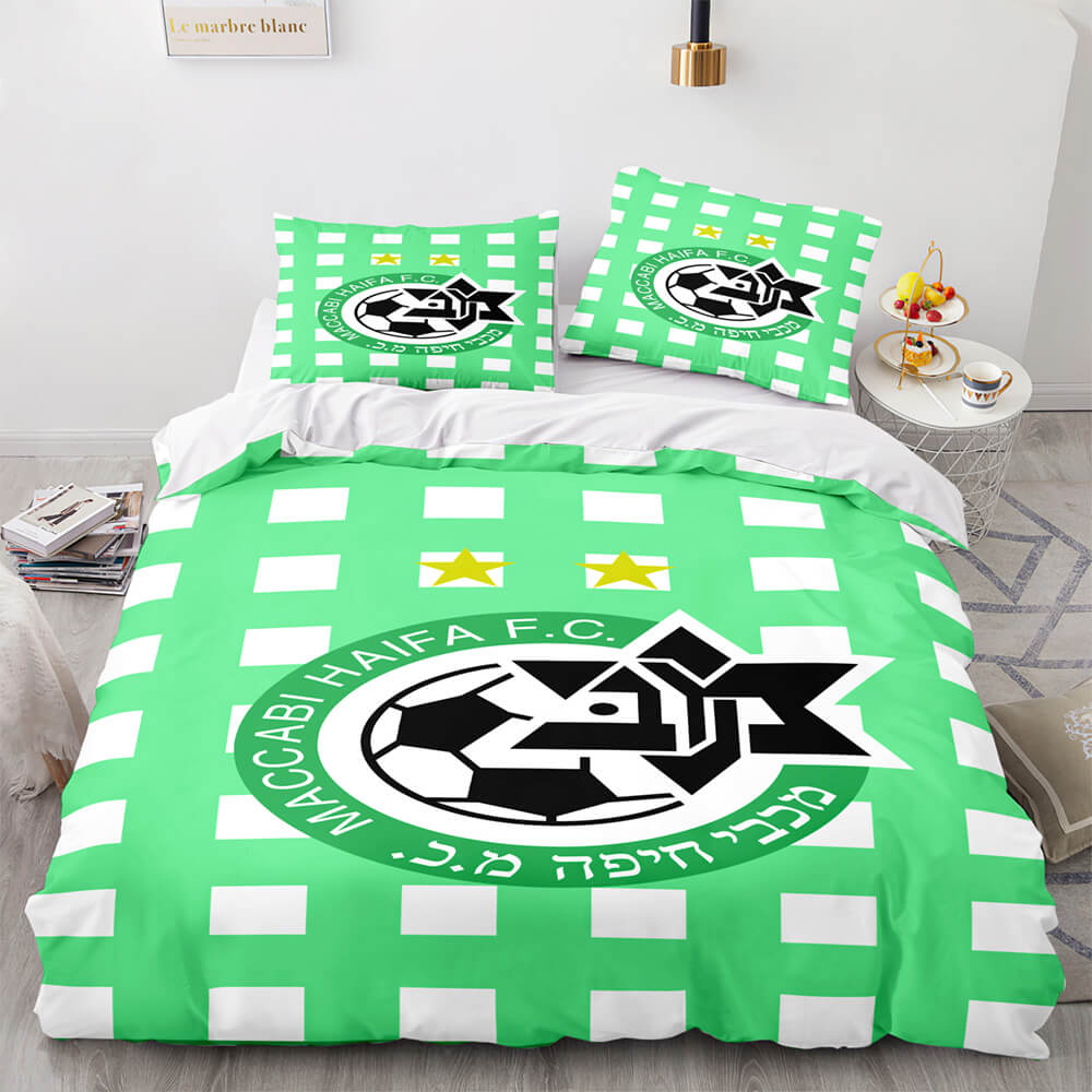 Maccabi Haifa F.C. Bedding Set Quilt Duvet Cover Throw Bedding Sets (Online Order Only)