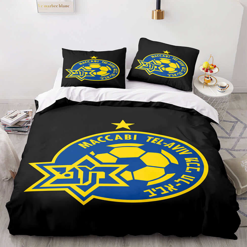 Maccabi Haifa F.C. Bedding Set Quilt Duvet Cover Throw Bedding Sets (Online Order Only)