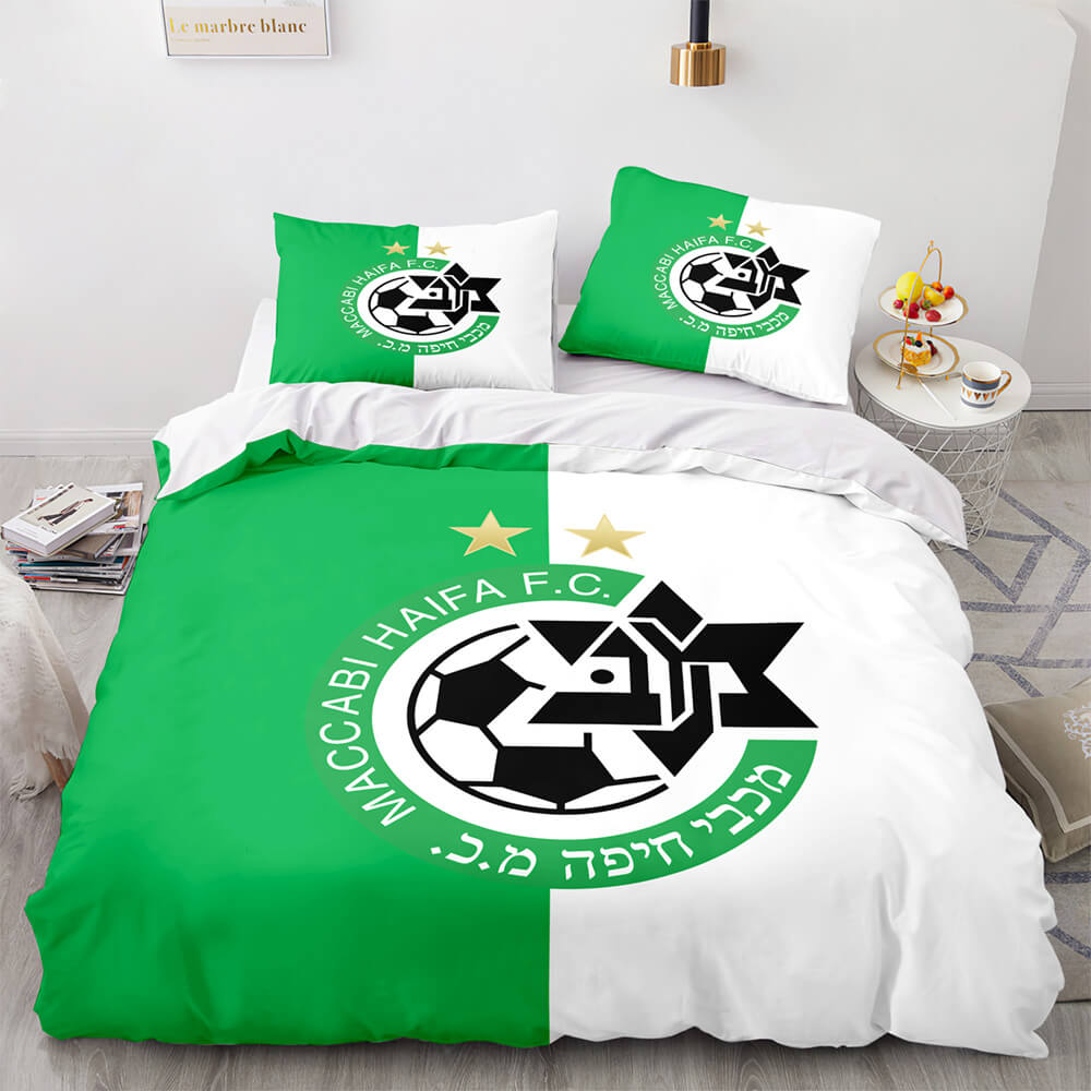 Maccabi Haifa F.C. Bedding Set Quilt Duvet Cover Throw Bedding Sets (Online Order Only)