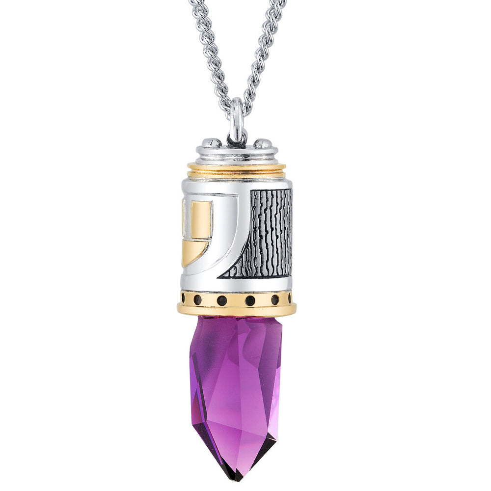 Star Wars X RockLove Mace Windu Kyber Crystal Necklace (ONLINE ORDER ONLY)