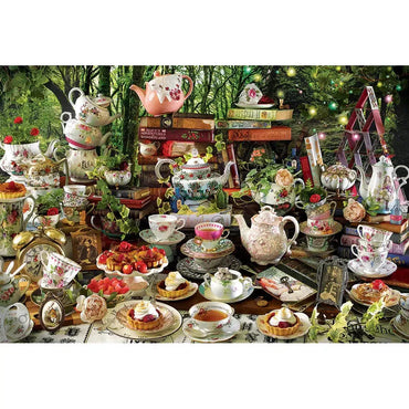 Mad Hatter's Tea Party 2000 Piece Jigsaw Puzzle Cobble Hill (ONLINE ORDER ONLY)