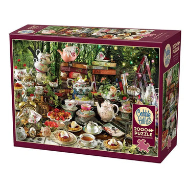 Mad Hatter's Tea Party 2000 Piece Jigsaw Puzzle Cobble Hill (ONLINE ORDER ONLY)