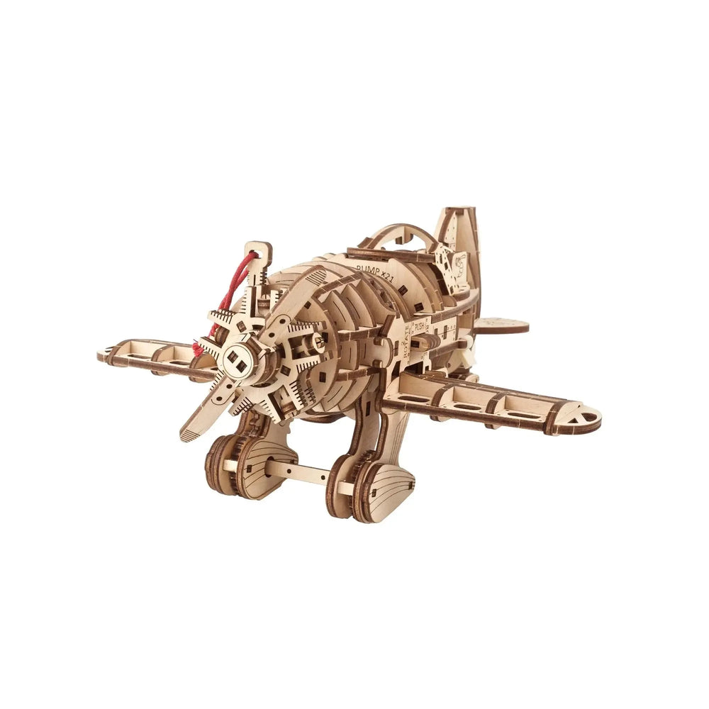 Mad Hornet Airplane 3D Wood Model Kit UGEARS (ONLINE ORDER ONLY)