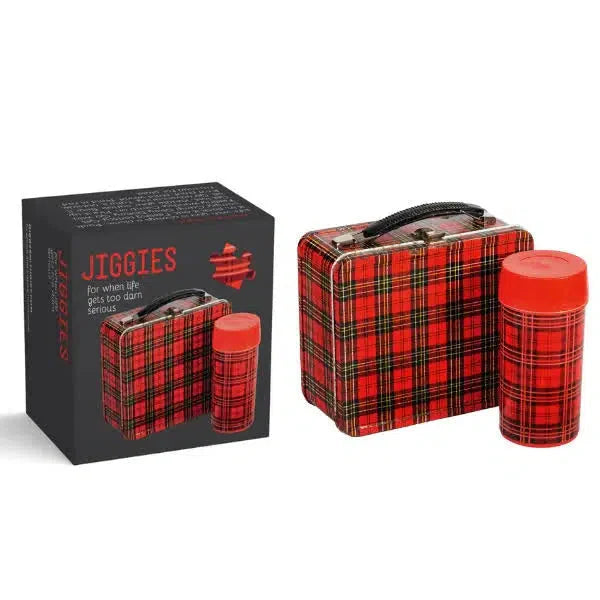 Mad for Plaid 49 Piece Mini Jigsaw Puzzle Gibbs Smith (ONLINE ORDER ONLY)
