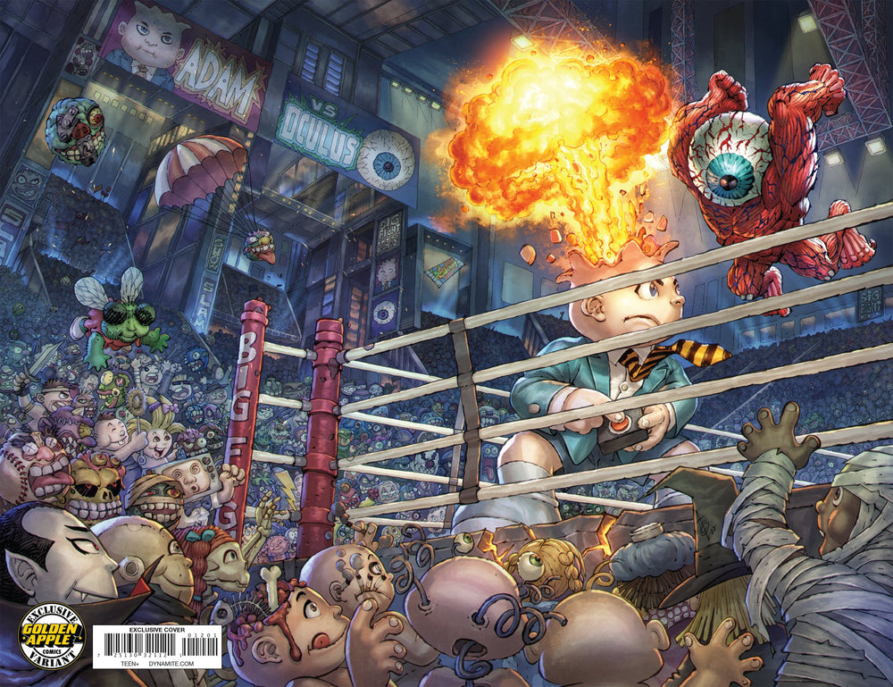 Madballs Vs Garbage Pail Kids #1 Alan Quah Superman Vs Muhammad Ali Homage Variant (07/20/2022) Dynamite (ONLINE ORDER ONLY)