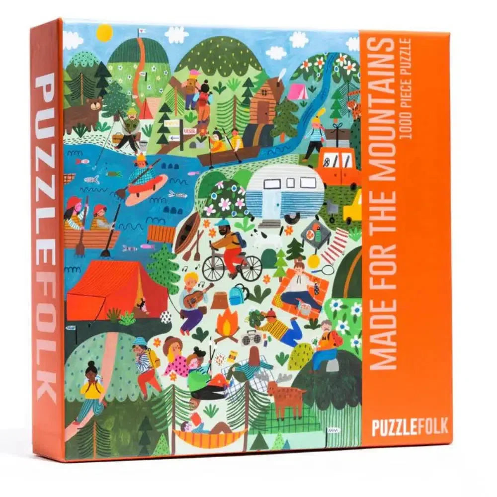 Made for the Mountains 1000 Piece Jigsaw Puzzle PuzzleFolk (ONLINE ORDER ONLY)