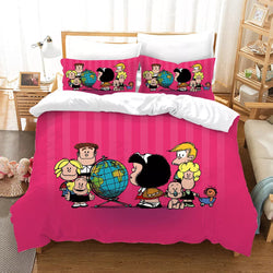 Mafalda Bedding Set Pattern Quilt Cover Without Filler (Online Order Only)