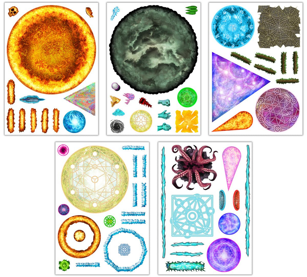 Battle Mats: Add On Scenery - Magic Effects (ONLINE ORDER ONLY)