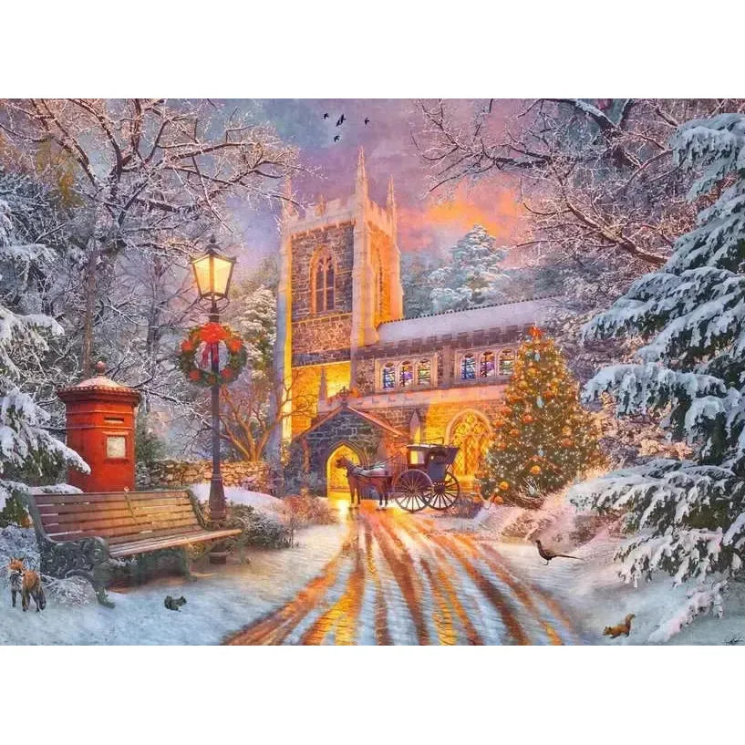 Magical Christmas 500 Piece Glow in the Dark Jigsaw Puzzle Ravensburger