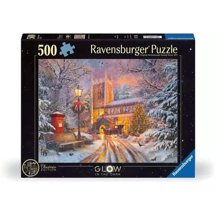 Magical Christmas 500 Piece Glow in the Dark Jigsaw Puzzle Ravensburger