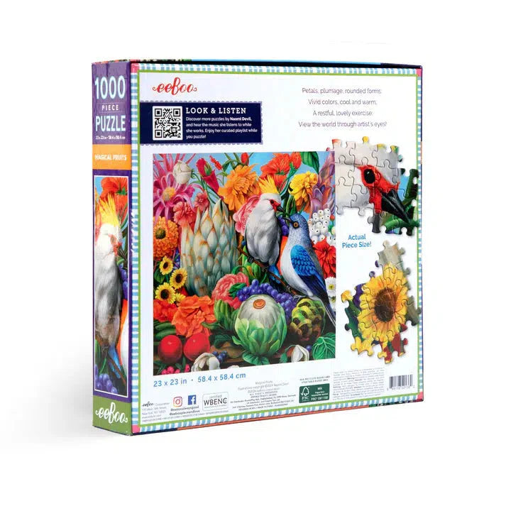 Magical Fruits 1000 Piece Jigsaw Puzzle eeBoo (ONLINE ORDER ONLY)