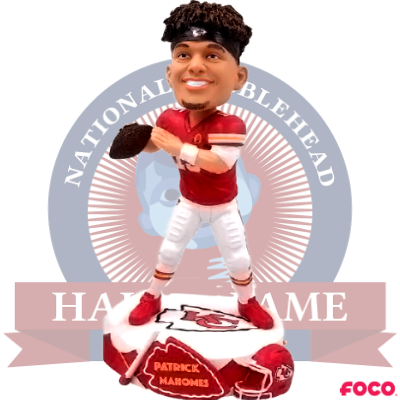 Patrick Mahomes Kansas City Chiefs Drum Base Bobblehead (ONLINE ORDER ONLY)