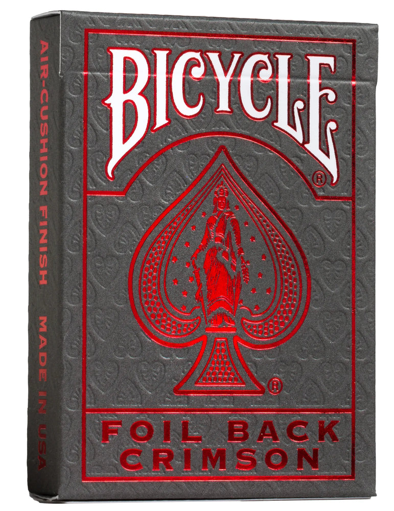 Bicycle Metalluxe Red Foil Back Playing Cards (ONLINE ORDER ONLY)