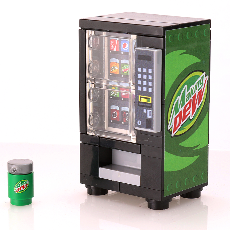 Making Dew - B3 Customs Soda Vending Machine made using LEGO parts (Online Order Only)