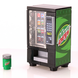 Making Dew - B3 Customs Soda Vending Machine made using LEGO parts (Online Order Only)