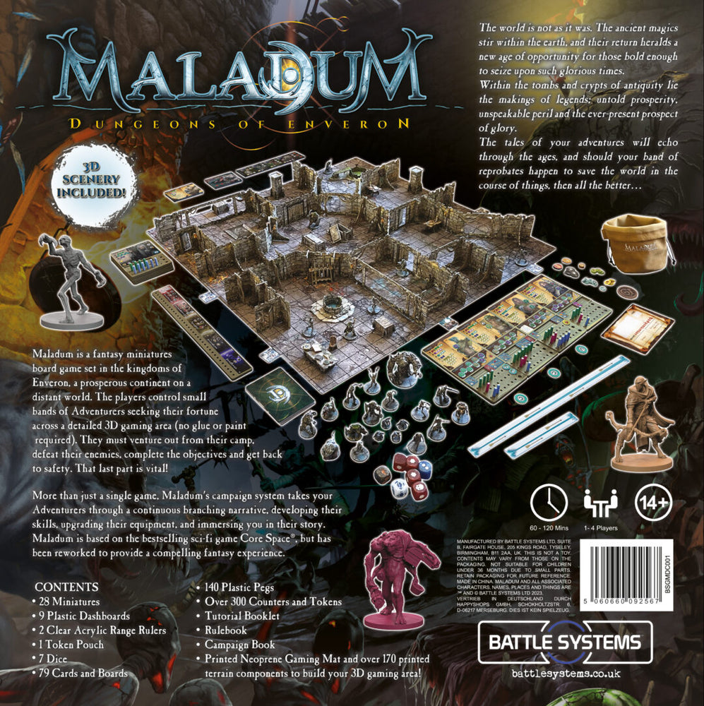 Maladum: Dungeons of Enveron - Starter Set (ONLINE ORDER ONLY)