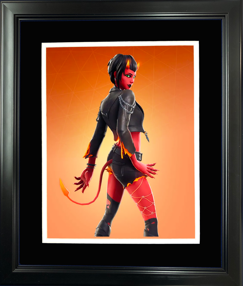 Framed Malice Legendary Fortnite Skin 11"x14" Video Game Photo (ONLINE ORDER ONLY)