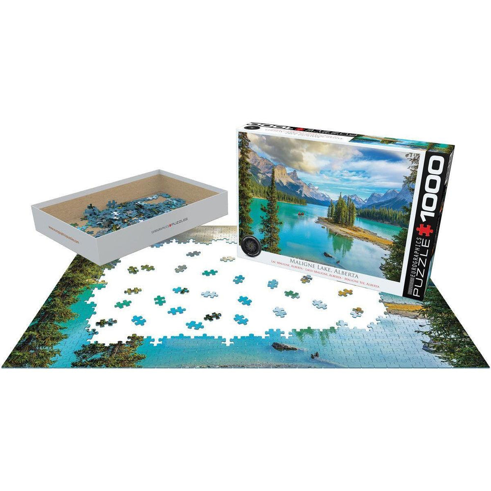 Maligne Lake Jasper Park Alberta 1000 Piece Jigsaw Puzzle Eurographics