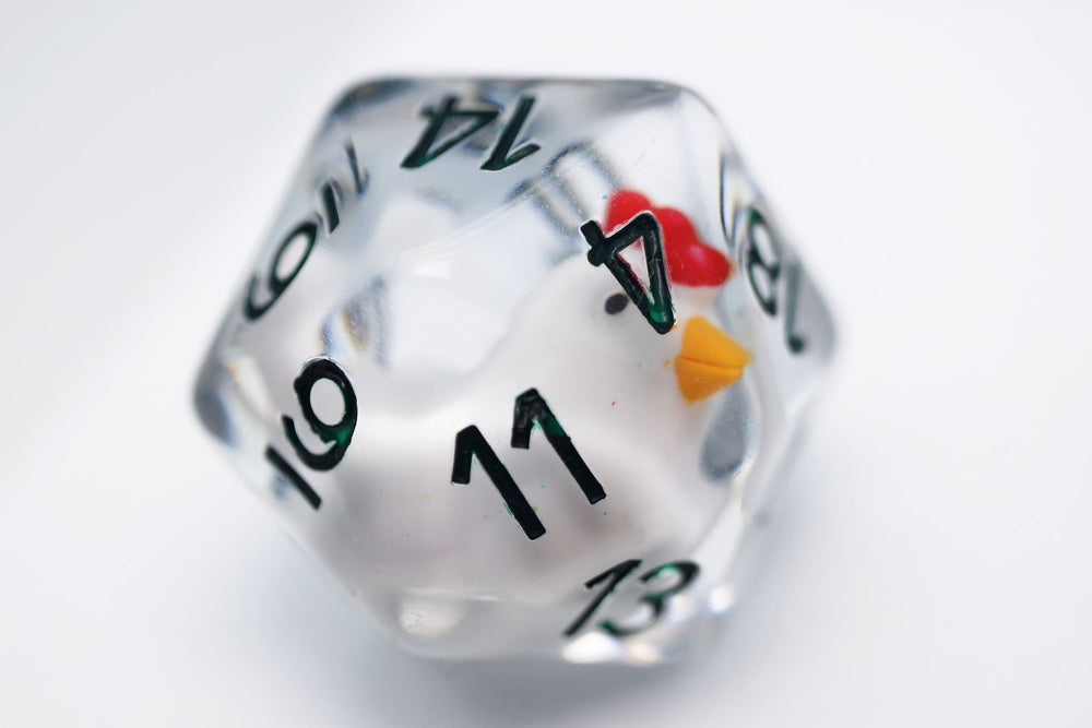 Foam Brain Games 30mm Large D20 - Big Mama Hen