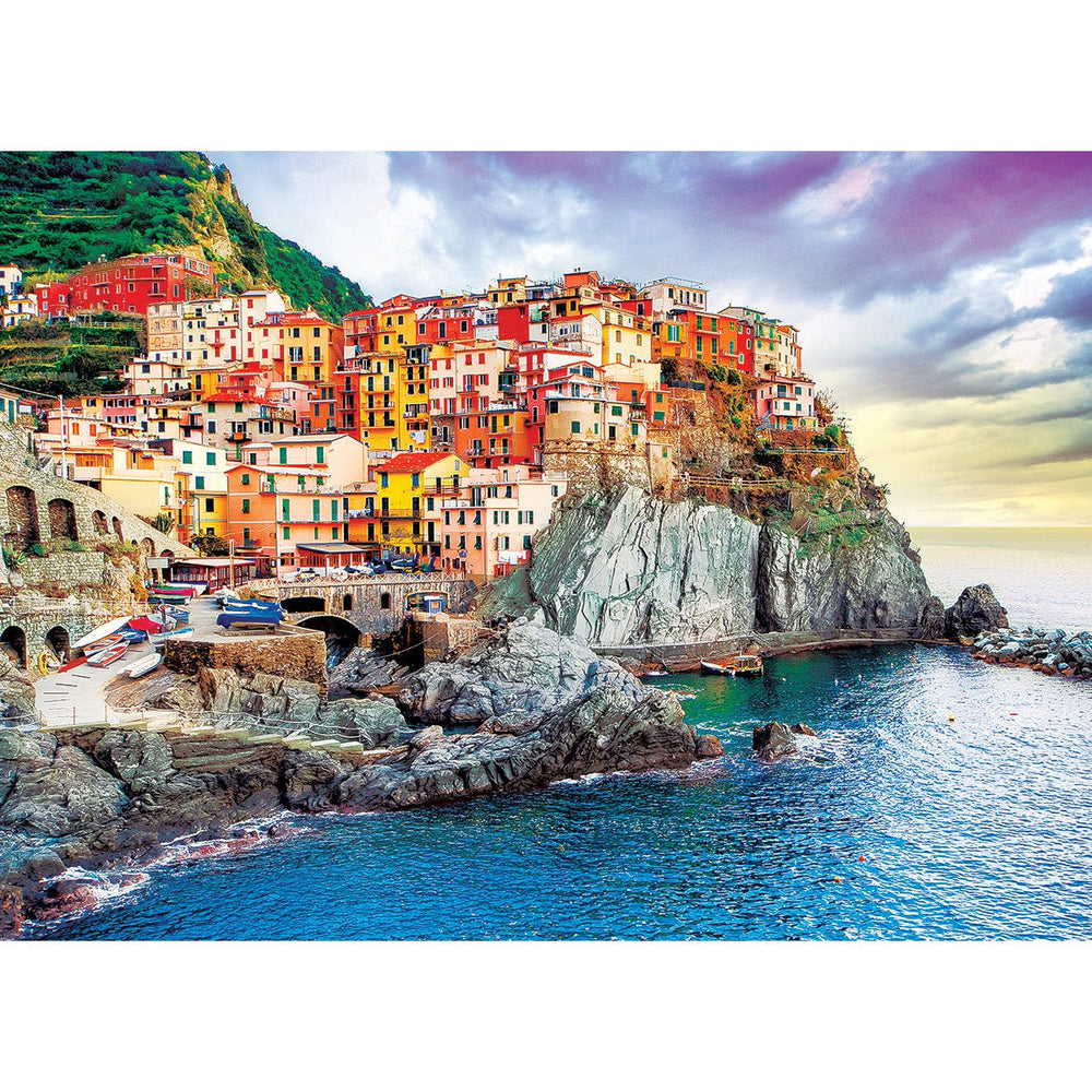 Manarola Cinque Terre Italy Mediterran 1000 Piece Jigsaw Puzzle Eurographics (ONLINE ORDER ONLY)