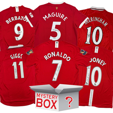 Manchester United Autographed/Signed Soccer Jersey Mystery Box with PSA JSA or Beckett COA (ONLINE ORDER ONLY)