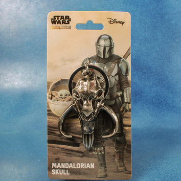 Mandalorian Mythosaur Skull (Star Wars) Large Pewter Keychain (Online Order Only)