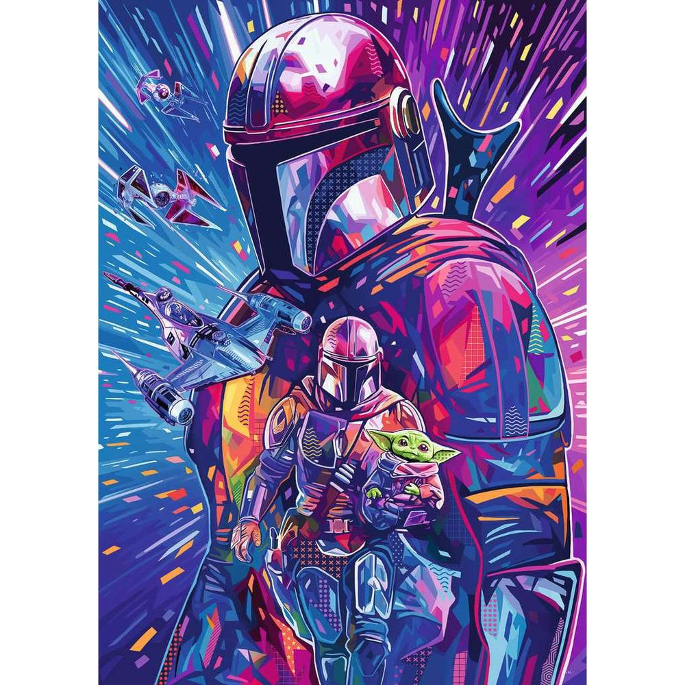 Mandalorian "Star Wars Hyperspace" 500 Piece Jigsaw Puzzle Ravensburger (ONLINE ORDER ONLY)