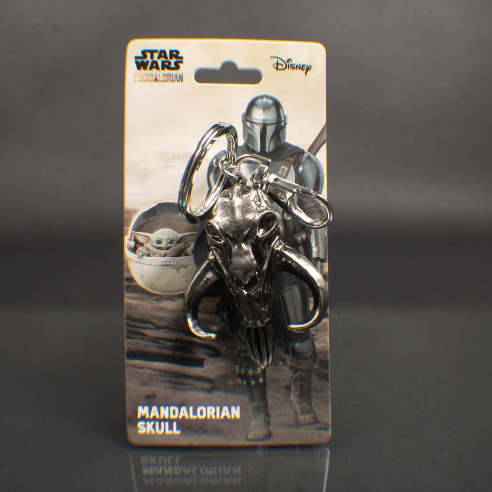 Mandalorian Mythosaur Skull (Star Wars) Large Pewter Keychain (Online Order Only)