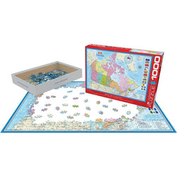 Map of Canada 1000 Piece Jigsaw Puzzle Eurographics (ONLINE ORDER ONLY)