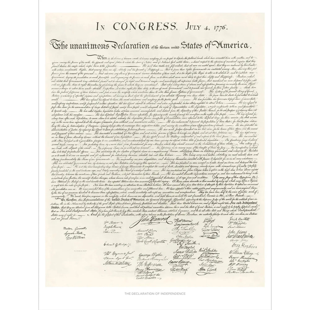 Map of DC & Declaration of Independence 1000 Piece Jigsaw Puzzle Pomegranate