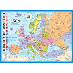 Map of Europe 1000 Piece Jigsaw Puzzle Eurographics