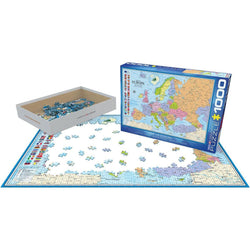 Map of Europe 1000 Piece Jigsaw Puzzle Eurographics