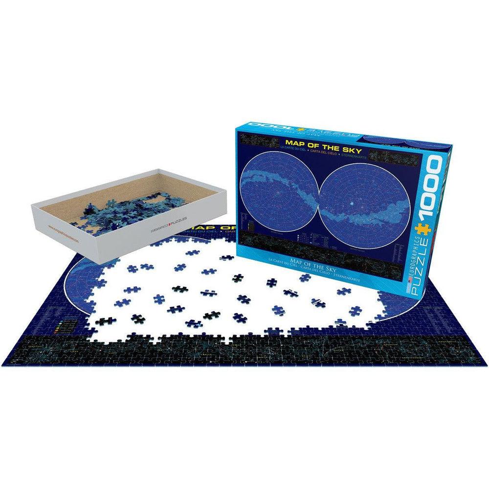 Map of the Sky 1000 Piece Jigsaw Puzzle Eurographics (ONLINE ORDER ONLY)