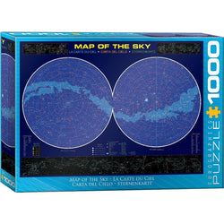 Map of the Sky 1000 Piece Jigsaw Puzzle Eurographics (ONLINE ORDER ONLY)