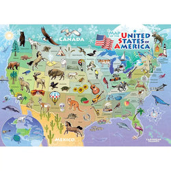 Map of the USA 35 Piece Tray Jigsaw Puzzle Cobble Hill (ONLINE ORDER ONLY)