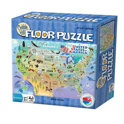 Map of the USA 48 Piece Floor Jigsaw Puzzle Cobble Hill (ONLINE ORDER ONLY)
