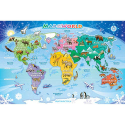Map of the World 48 Piece Floor Jigsaw Puzzle Cobble Hill (ONLINE ORDER ONLY)