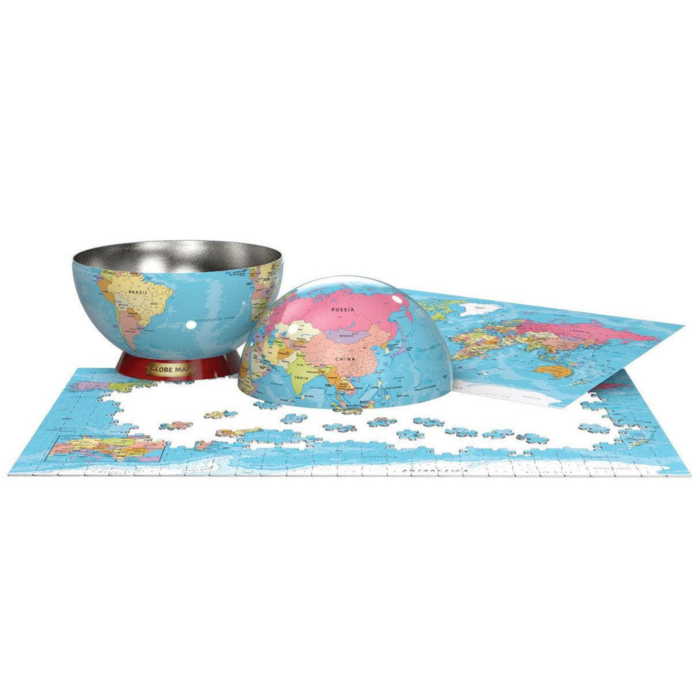 Map of the World 550 Piece Jigsaw Puzzle in Tin Eurographics (ONLINE ORDER ONLY)