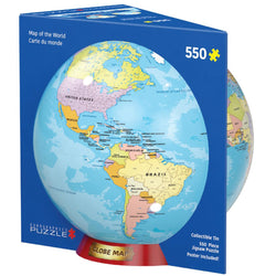 Map of the World 550 Piece Jigsaw Puzzle in Tin Eurographics (ONLINE ORDER ONLY)