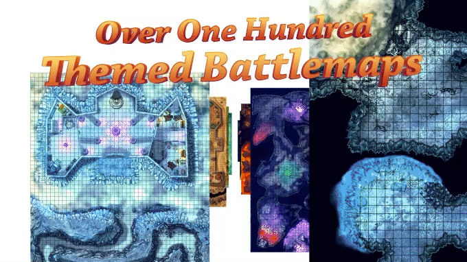 Battlezoo Ancestries: Year of Titans Themed Battle Maps (Online Order Only)