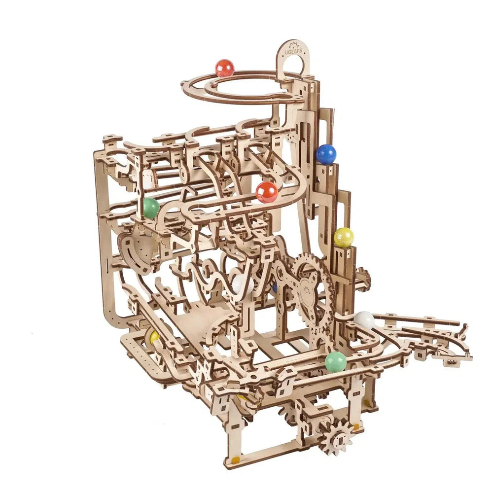 Marble Run Tiered Hoist 3D Wood Model Kit UGEARS (ONLINE ORDER ONLY)