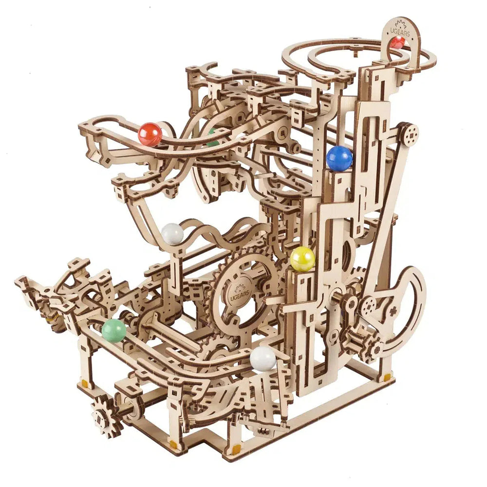 Marble Run Tiered Hoist 3D Wood Model Kit UGEARS (ONLINE ORDER ONLY)