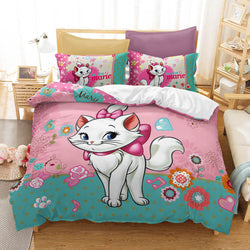 Marie Cat Bedding Sets Pattern Quilt Cover Without Filler (Online Order Only)